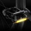 Rockbros K371 Reflective Aluminum Bicycle Pedals With Sealed Bearings - Black 5907769390821 - (37210003001)