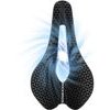 Rockbros LF0214 Anatomical 3D Waterproof Bicycle Saddle - Black 5907769390579 - (380015001)