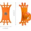 Rockbros LF436 Handlebar Clamp Phone Holder - Orange - (LF436OR)