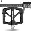 Rockbros M906 Nylon Bicycle Pedals - Black - (M906-BK)