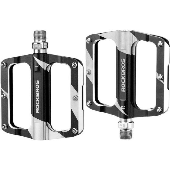 Rockbros Mtb Aluminum Bicycle Pedals - Black - (K306-BK)