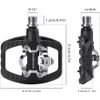 Rockbros PD303 Half-Lock Platform Bicycle Pedals - Black 5907769390876 - (370010001)