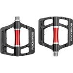 Rockbros Platform Aluminum Bicycle Pedals - Black - (2020-12CBK)