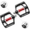 Rockbros Platform Aluminum Bicycle Pedals - Black - (2020-12CBK)