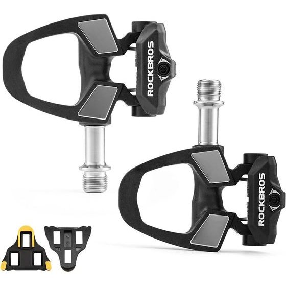 Rockbros RD9 Spd Carbon Fiber And Titanium Alloy Pedal Cleats - Black 5907769390890 - (370015001)