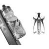 Rockbros RKL02 Aluminum Bottle Cage - Black And Silver - (RKL02-BS)