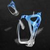 Rockbros RKL02 Aluminum Bottle Cage - Blue And Silver - (RKL02-BG)