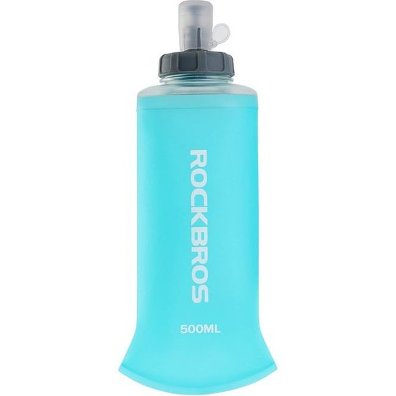 Rockbros Soft Flask Running Water Bottle 500 Ml - Light Blue 5907769390487 - (35210027001)