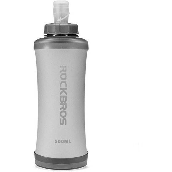 Rockbros Soft Flask Running Water Bottle 500 Ml - White 5907769390500 - (350017001)