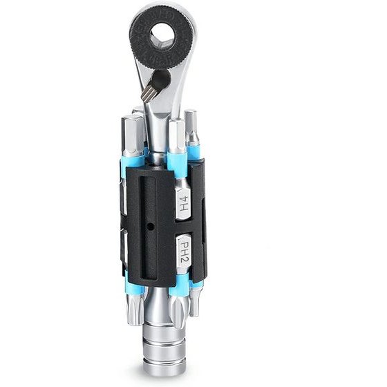 Rockbros TG-8601 Bicycle Multitool S2 Ratchet Cylindrical Housing - Black 5907769389856 - (430044001)