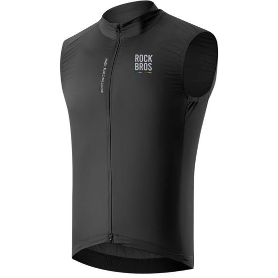 Rockbros TLMJ003-01 Road To Sky men's Lightweight Breathable Cycling Vest L - Black 5907769392702 - (0616004)