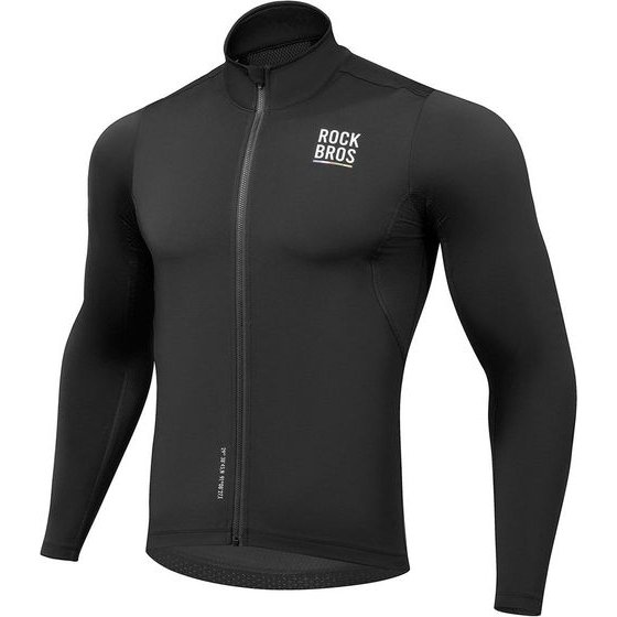 Rockbros TLWT001 Road To Sky Windproof Insulated Cycling Jersey M - Black 5907769392245 - (15420003003)