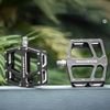 Rockbros Wide Platform Bicycle Pedals - Black - (K399-BK)