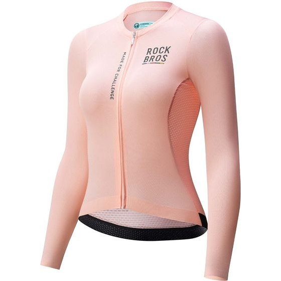 Rockbros Road To Sky women's Cycling Jersey Long Sleeve S - Pink 5907769392412 - (15110012010)