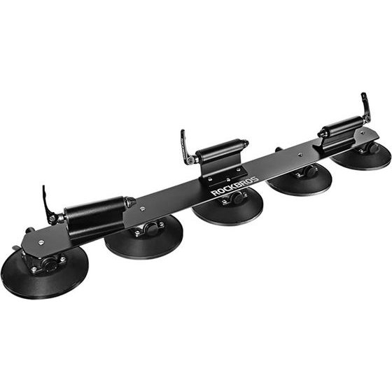 Rockbros XP1003 Suction Cup Roof Rack For 3 Bikes - Black - (XP1003BK)