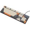 Hoco Wired Keyboard Qwerty GM61 tri-Color (white, grey, orange)