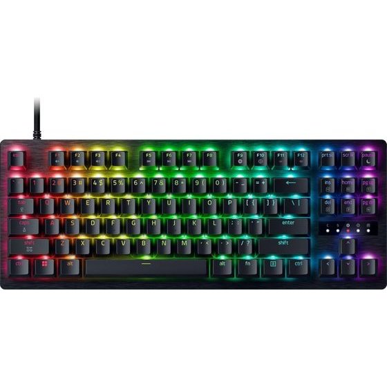 Razer Huntsman V3 Tenkeyless 8KHz Analog - 8K Polling Rate - Rgb Gaming Keyboard - Rapid Trigger - (RZ03-05750100-R3M1)
