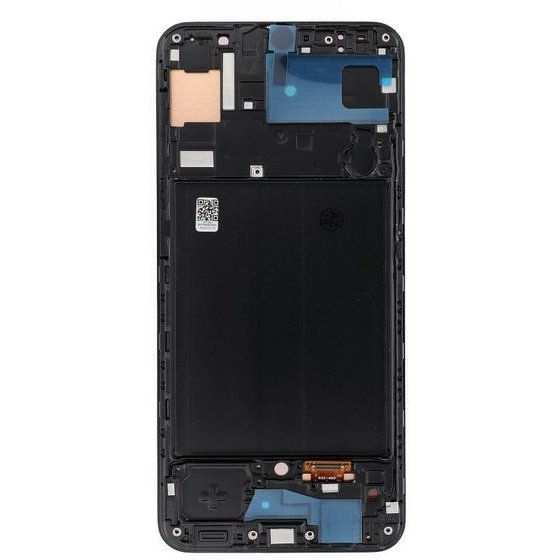 Rewa Lcd Display For Samsung A50 Oled Black With Frame OEM