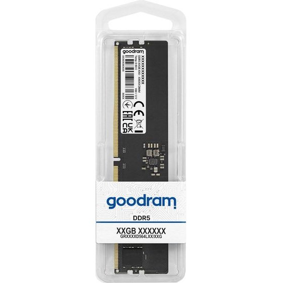 GoodRAM DDR5 16GB/4800 CL40 - 16 Gb Memory Module 1 x 16 Gb 4800 Mhz Ecc - (GR4800D564L40S/16G)