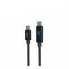 X-One Boltlink Led Display Data Cable - Type C To C - Max 100W 1,5 m black