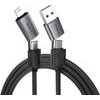 X-One Quantumflex Data Cable - Type C To C - Max 60W 1,2m black