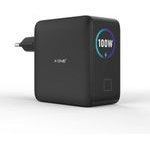 X-One Travel Charger Chargego Gan With Lcd 100W 2x Usb C - black
