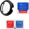 Volte-Tel Pc Edge Cover Tempered Glass Google Pixel Watch 4 45mm 1.4in 9H 0.30mm 3D Full Glue Full Cover BLACK
