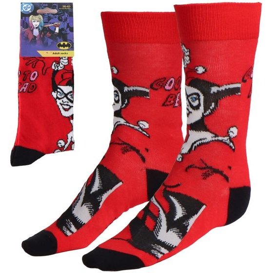 CERDA Apparel: Harley Quinn - Adult Socks (36-43) (2900003038)