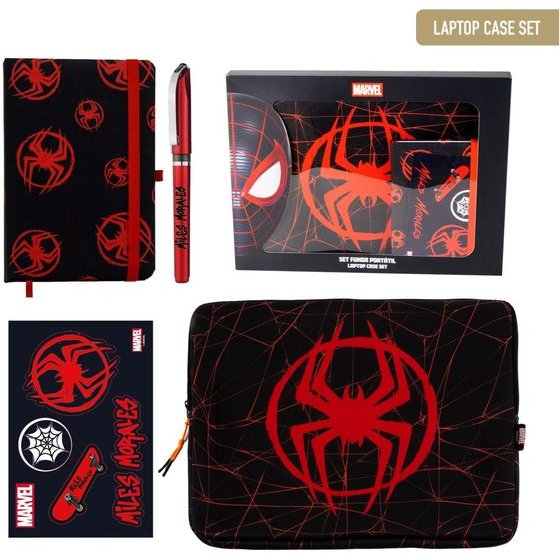 CERDA Stationery: Spider-Man - Set With Laptop Case (2600003428)