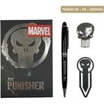 CERDA Stationery: The Punisher - Set With Premium Pen, Pin & Bookmark (2700002588)