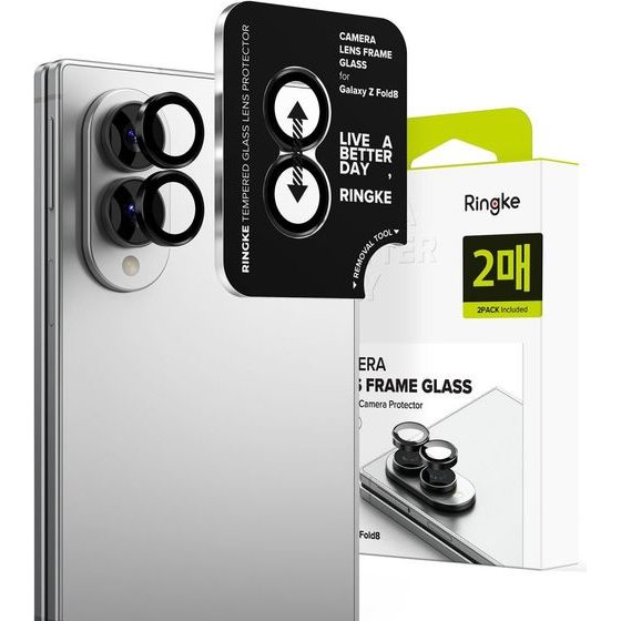 Ringke Oslona Aparatu Camera Frame 2-Pack Galaxy Z Fold 8 BLACK
