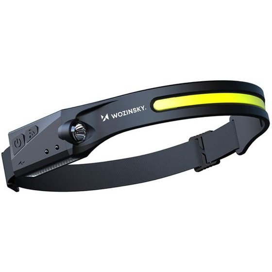 Wozinsky WLC-1200 350lm Cree Led Headlamp IPX4 With Motion Sensor - Black 5907769388934 - (WLC- 1200)