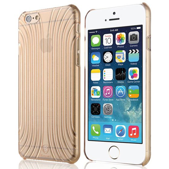 BASEUS SHELL PATTERN PLASTIC CASE FOR IPHONE 6(GOLD)