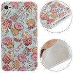 COOKIE PATTERN TPU CASE FOR IPHONE 4 & 4S