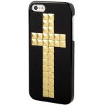 GOLDEN CROSS RIVET STYLE PLASTIC PROTECTIVE CASE FOR IPHONE 5/5S/SE (�����)