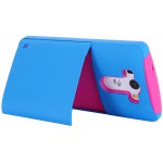 PLASTIC + SILICONE COMBINATION CASE WITH HOLDER & BUSINESS CARD HOLDER FOR LG G3 / D855(����)