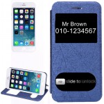 STROKES TEXTURE BOOK LEATHER CASE WITH CALL DISPLAY ID FOR IPHONE 6(����)