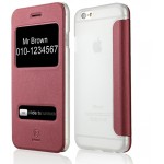 ���� BASEUS ULTRA-THIN WITH CALL DISPLAY WINDOW ���������� ��� IPHONE 6 (�������)