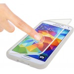 ���� ICASE TOUCH SCREEN FLIP FROSTED TPU ��� SAMSUNG GALAXY S5 G900 / S5 NEO (�������)