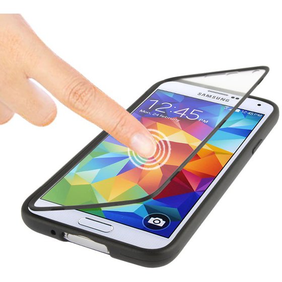 ���� ICASE TOUCH TPU FLIP ��� SAMSUNG GALAXY S5 G900 / S5 NEO (�����)
