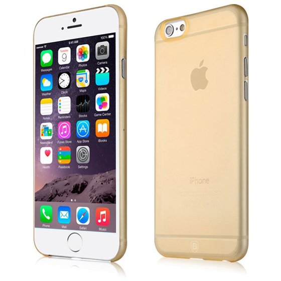������� ������ BASEUS 0.35MM SLIM HARD CASE ��� IPHONE 6 ���������� (GOLD)