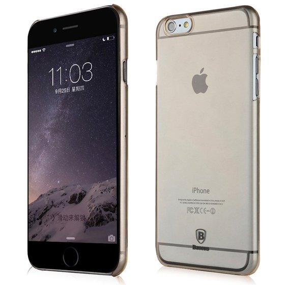 ������� ������ BASEUS ULTRA-THIN HARD SKY CASE ��� IPHONE 6 ���������� (GOLD)