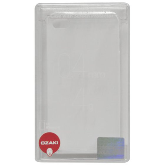������� ������ OZAKI 0.4MM (IC844WH) ULTRA SLIM/LIGHT WEIGHT ��� IPHONE 4/4S �����