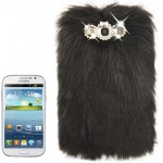 ������� ������ XCOVER DIAMOND ENCRUSTED WINTER FUR ��� SAMSUNG GALAXY SIII / I9300 (�����)