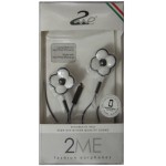 ��������� HANDSFREE 2ME FLOWER (3.5MM) BLACK