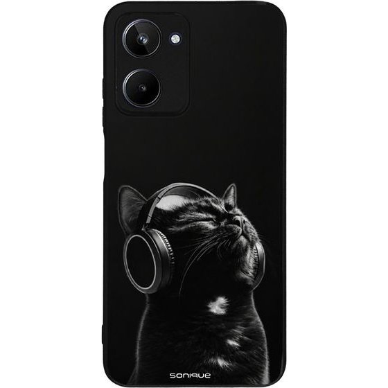 Sonique ���� Men's Edition Series ��� Realme 10 4G Audio Kitten - Black