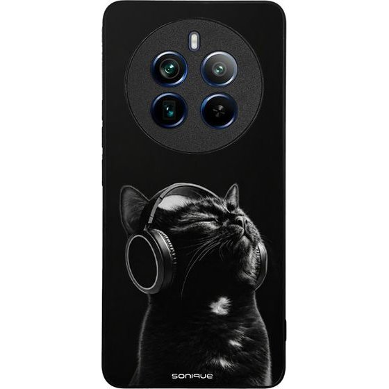 Sonique ���� Men's Edition Series ��� Realme 12 Pro 5G / Realme 12 Pro Plus 5G Audio Kitten - Black