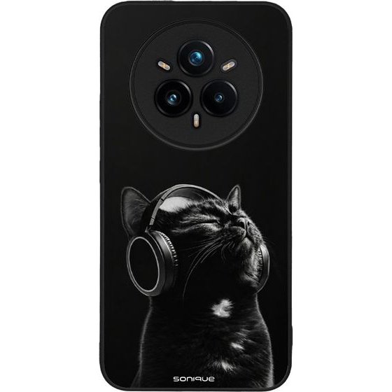 Sonique ���� Men's Edition Series ��� Realme 14 Pro Plus 5G Audio Kitten - Black
