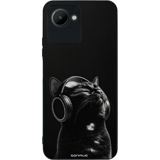 Sonique ���� Men's Edition Series ��� Realme C30 Audio Kitten - Black