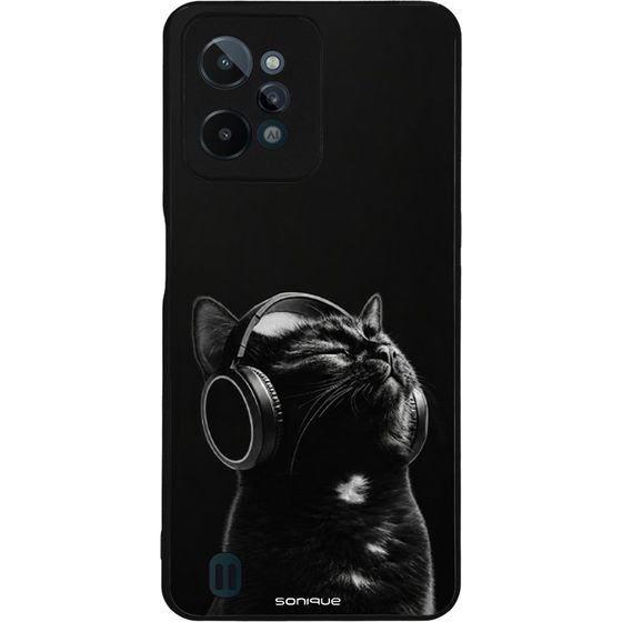 Sonique ���� Men's Edition Series ��� Realme C31 Audio Kitten - Black